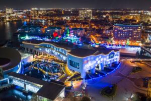 VA_Norfolk-Nauticus-BattleshipWisconsin-WinterFest-aerial_Nauticus_facebook